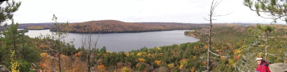 Photo: Panorama of Rock Lake from the Top of the Trail
Photographer: Aleid Brendeke