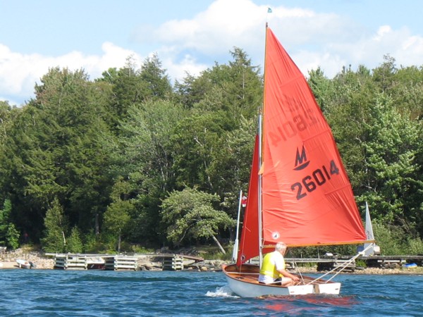 Photo: Mike Combes Sailing Down the Channel Between Rose and Parry Islands
Photographer: Stephen Steel