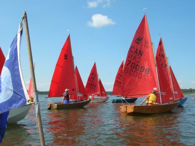 Photo: The Boats Look for a Good Starting Position