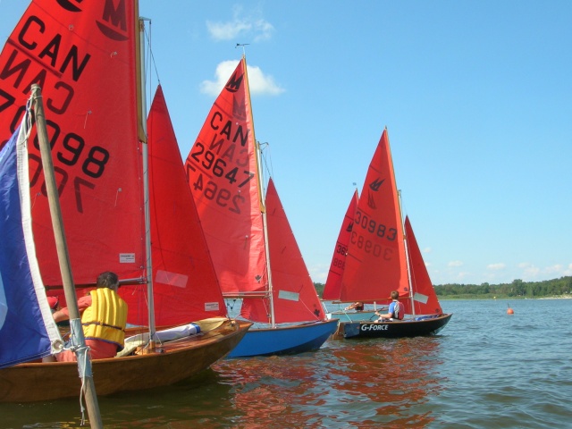 Photo: The Fleet Creeps Up to the Start Line