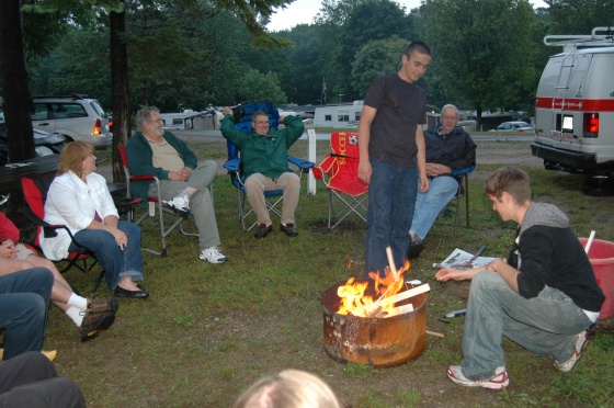 Photo: Enjoying the Campfire