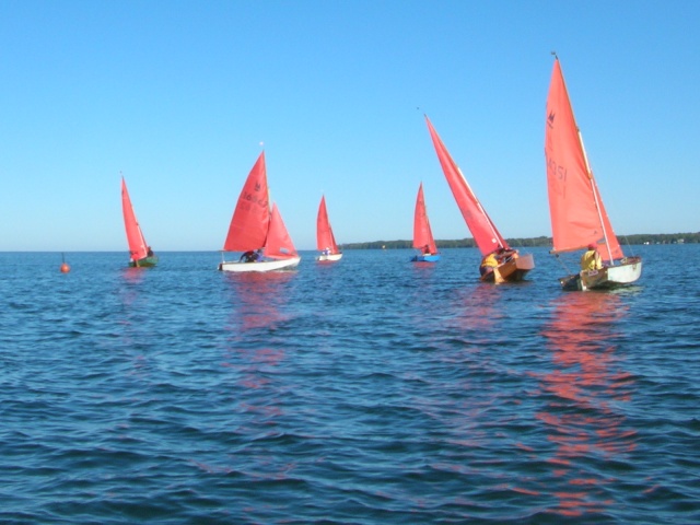 Photo: And They're off to the Windward Mark