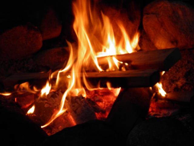 Photo: A Cheery Campfire