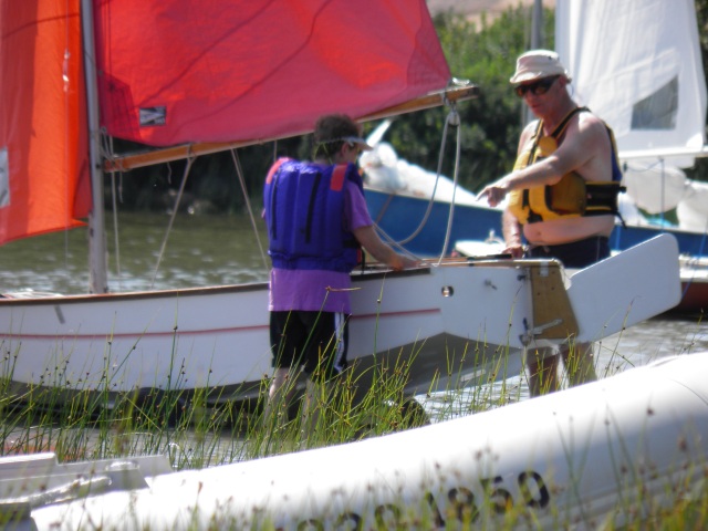 Photo: Linda and Peter Go for a Sail