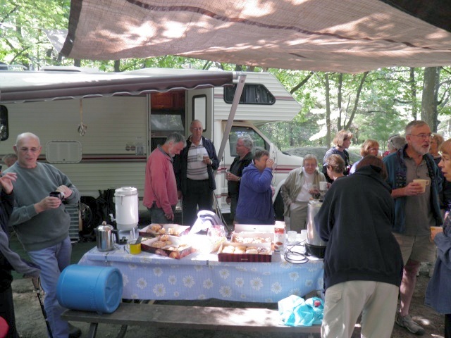 Photo: Coffee and Donuts for the Grownups at the Butlers Site