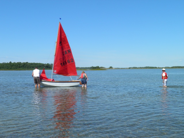 Photo: Derek Helps Heather Anchor Her Boat