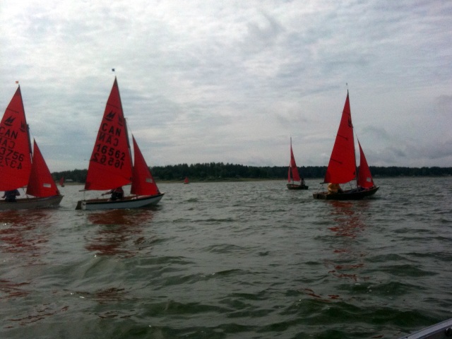 Photo: Beating Back to the Windward Mark after Rounding the Leward Mark