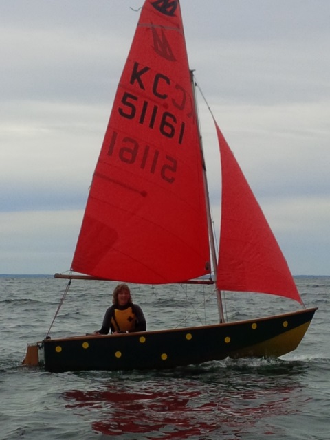 Photo: Marika Had to Sail Single-Handed on Sunday after her Crew Mutinied