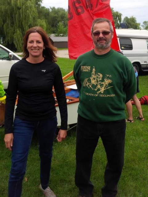 Photo: The Race Committee - Roseann and Bill