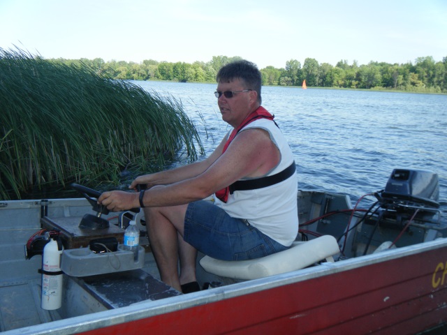 Photo: Derek Manned Charger, the Safety Boat