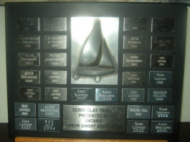 Photo: Derek Clay Single Handed Championship Trophy